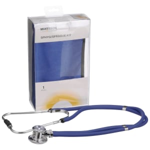 McKesson Brand McKesson Lumeonâ„¢ Aneroid Sphygmomanometer/Sprague Kit, Blue