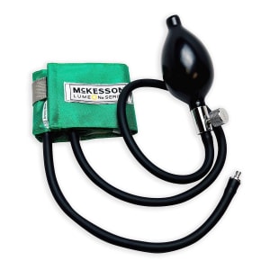 McKesson Brand McKesson Lumeonâ„¢ Blood Pressure Cuff and Bulb, Small Cuff, 13.9 â€“ 19.5 cm, Child