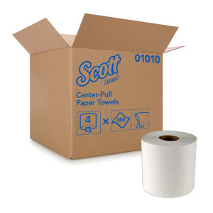 Kimberly Clark Scott Paper Towel Center-Pull Roll, Perforated, 8 x 15 Inch