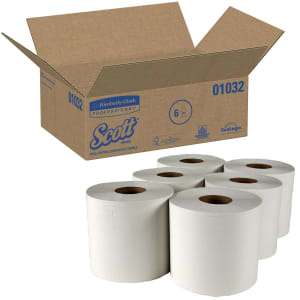 Kimberly Clark ScottÂ® Essential White Paper Towel, 8 x 12 Inch Center Pull Roll