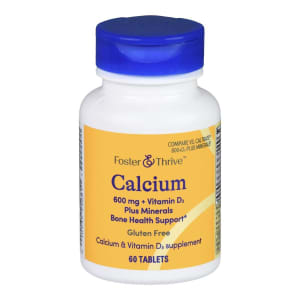 McKesson Brand Foster & Thriveâ„¢ Calcium 600 mg + Vitamin D-3 Plus Minerals Tablets