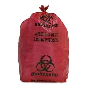 Unimed - Midwest Biohazard Waste Bag, 1 gallon Capacity, 11 x 14 Inch