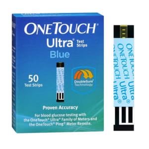 LifeScan Blood Glucose Test Strips OneTouchÂ® UltraÂ® 50 Strips per Pack For OneTouchÂ® UltraÂ® Blood Glucose Meter