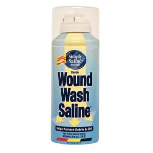 Church and Dwight Simply Saline Wound Wash, 90 mL Spray Can