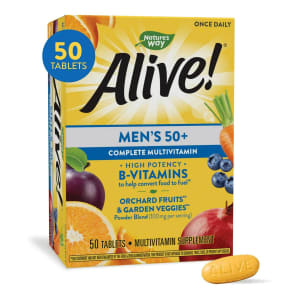 Nature's Way Brands LLC Nature's Way Alive!Â® Men's 50+ Multi-Vitamin Multi-Mineral Tablets