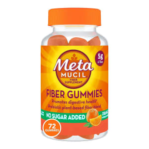 Procter & Gamble Metamucil Fiber Supplement Gummies Orange Flavor