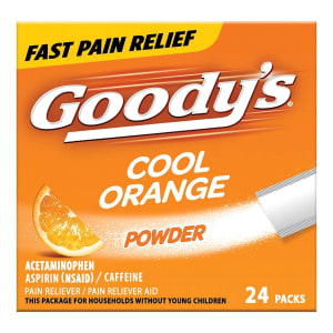 Med-Tech Products Goody'sÂ® Pain Reliever Powder Packs Cool Orange
