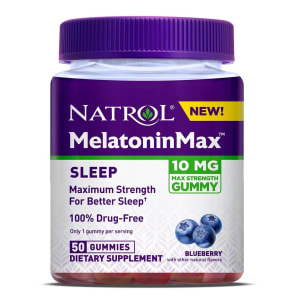 Natrol Inc NatrolÂ® MelatoninMAXÂ® 10 mg Sleep Gummies Blueberry