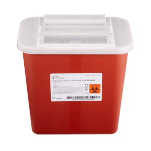 McKesson PreventÂ® Sharps Container, 2 Gallon, 10-1/4 x 7 x 10-1/2 Inch