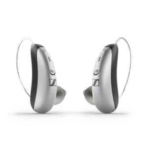 Sonova Consumer Hearing USA LLC Sennheiser All-Day Clear OTC Hearing Aid, Silver/Black