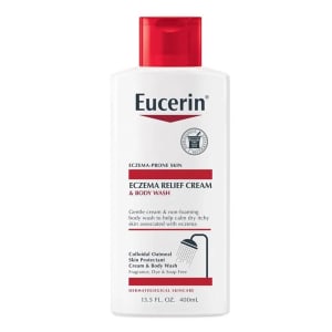 Beiersdorf EucerinÂ® Eczema Relief Cream and Body Wash, 13.5 oz.
