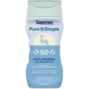 Beiersdorf CoppertoneÂ® Pure and Simple SPF 50 Mineral Sunscreen Spray, 5 oz.