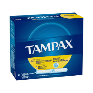 Procter & Gamble TampaxÂ® Tampons Regular Absorbency Unscented