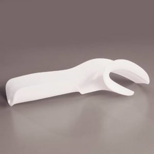 Performance Health Functional-Position Hand Splint RolyanÂ® Preformed AquaplastÂ® Thermoplastic Left Hand White Medium