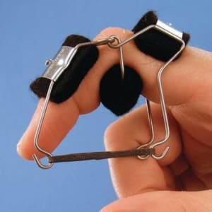Performance Health Dynamic Finger Splint Reverse Finger Knuckle Bender X-Large Left Hand White