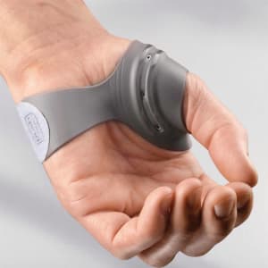 Performance Health Thumb Brace PushÂ® MetaGripÂ® Size 1 Left or Right Hand Gray