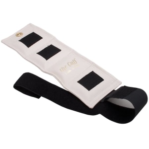 Fabrication Enterprises CuffÂ® Original Ankle & Wrist Weight, White, 2 lbs.