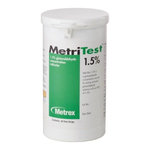 Metrex Research MetriTestâ„¢ 1.5% Glutaraldehyde Concentration Indicator