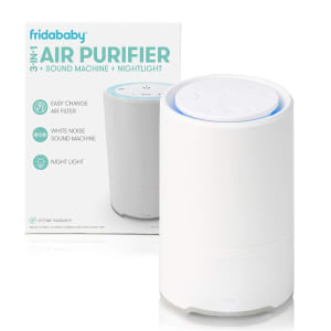 Fridababy LLC Air Purifier FridababyÂ® 150 sq ft. 7 X 7 X 9.5 Inch AC Power Hepa and Carbon Filter 3 Speeds