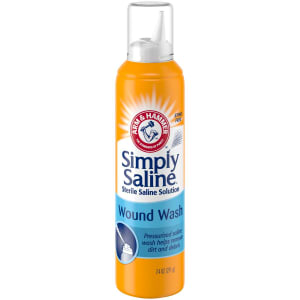 Church & Dwight Simply Sterile Wound Wash Saline 7Oz, 210cc, No burning