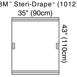 Solventum Corporation 3Mâ„¢ Steri-Drapeâ„¢ Fluoroscope Cover Transparent Plastic, Disposable, 35 x 43 Inch