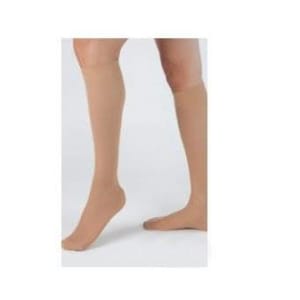 Carolon Company Compression Stocking Health SupportÂ® Knee High Size C / Regular Beige Closed Toe