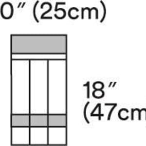 Solventum Corporation 3Mâ„¢ Steri-Drapeâ„¢ Instrument Pouch Drape, Two Pocket, 7 x 11 Inch
