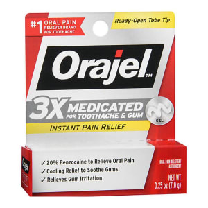 Church and Dwight OrajelÂ® 3X Medicated for Toothache & Gum Gel