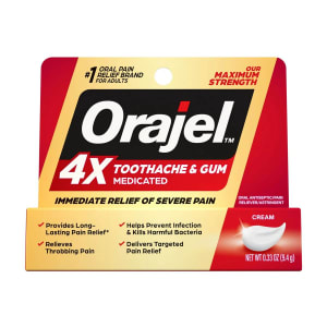 Church and Dwight Orajelâ„¢ 4X Medicated Cream for Toothache & Gum, Maximum Strength for Severe Pain