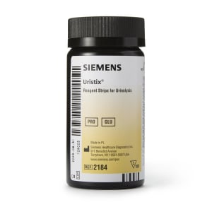 Siemens UristixÂ® Urinalysis Reagent for Glucose and Protein tests, Visual Read
