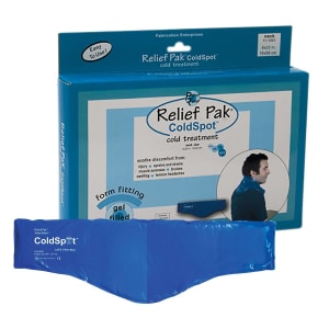 Fabrication Enterprises Relief PakÂ® ColdSpotâ„¢ Blue Vinyl Pack, Neck Contour