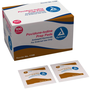 dynarexÂ® Povidone-Iodine Prep Pad, Antiseptic, nonwoven