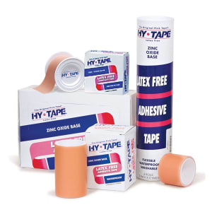 Hy-Tape International Hy-TapeÂ® Zinc Oxide Adhesive Medical Tape, 1 Inch x 5 Yard, Pink