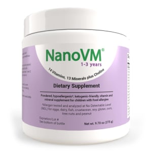 Solace Nutrition NanoVMÂ® Dietary Supplement for 1 â€“ 3 Years, 275-gram Jar