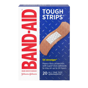 Kenvue Brands LLC Band-AidÂ® Tough Stripsâ„¢ Adhesive Strip, 1 x 3-1/4 Inch