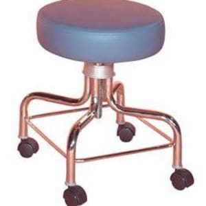 Galaxy Enterprises Exam Stool Without Backrest Swivel Height Adjustment 4 Casters Black