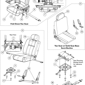 Invacare BACKREST EXT OFFICE STYLE 9153644101