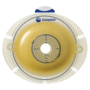 Coloplast SenSuraÂ® Flex Xpro Convex Light Ostomy Barrier, Trim to fit 15 â€“ 43 mm, Red