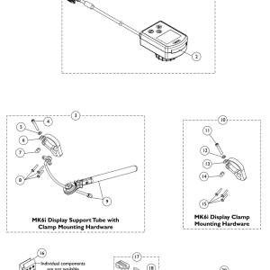 Invacare Tube W/Clamp and Mtg Hdwr 9153648332