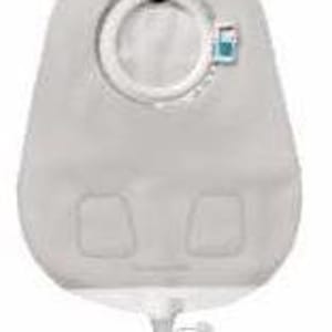 Coloplast SenSuraÂ® Mio Click 2-Piece Transparent Urostomy Pouch, Green Match