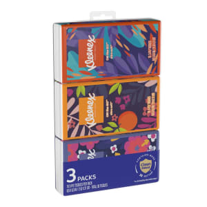 Kimberly Clark Facial Tissue KleenexÂ® On the Goâ„¢ White 8-3/5 X 8-3/10 Inch 15 Count