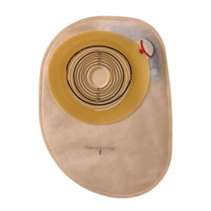 Coloplast AssuraÂ® Flat One-Piece Opaque Colostomy Pouch, Cut to Fit Stomas 20 â€“ 75mm