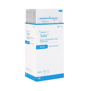 Cardinal Telfaâ„¢ Ouchless Nonadherent Dressing, 3 x 8 Inch