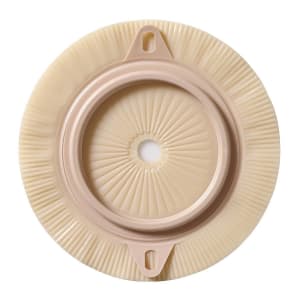 Coloplast AssuraÂ® Flat Barrier Ostomy Barrier, Pre-cut to Fit 25 mm Stomas, Green Match