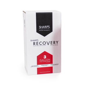 Sharps Compliance Sharps Recovery Systemâ„¢ Mailback Replacement Container, 3 Gallon