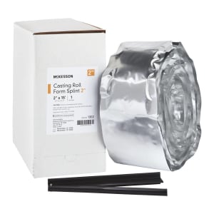 McKesson Brand McKesson White Casting Roll Form Splints, 2 Inch x 15 Foot