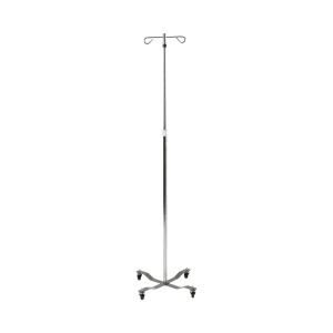 Drive DeVilbiss Healthcare driveâ„¢ Steel IV Pole, 2-Hook