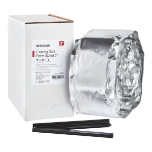 McKesson Brand McKesson White Casting Roll Form Splints, 3 Inch x 5 Yard