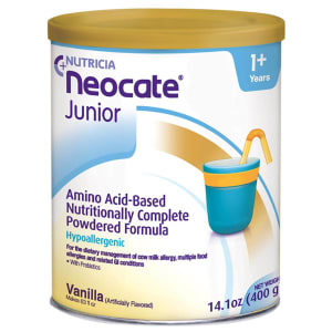 Nutricia North America NeocateÂ® Junior Amino Acidâ€“Based Powdered Formula, Vanilla, 14.1-ounce can