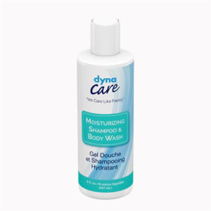 Dynarex dynaCare Shampoo and Body Wash, 8-ounce Flip-Top Bottle